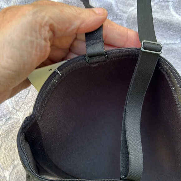 NWT WACOAL strapless (or not) black lightly padded bra size 34D - Picture 6 of 9